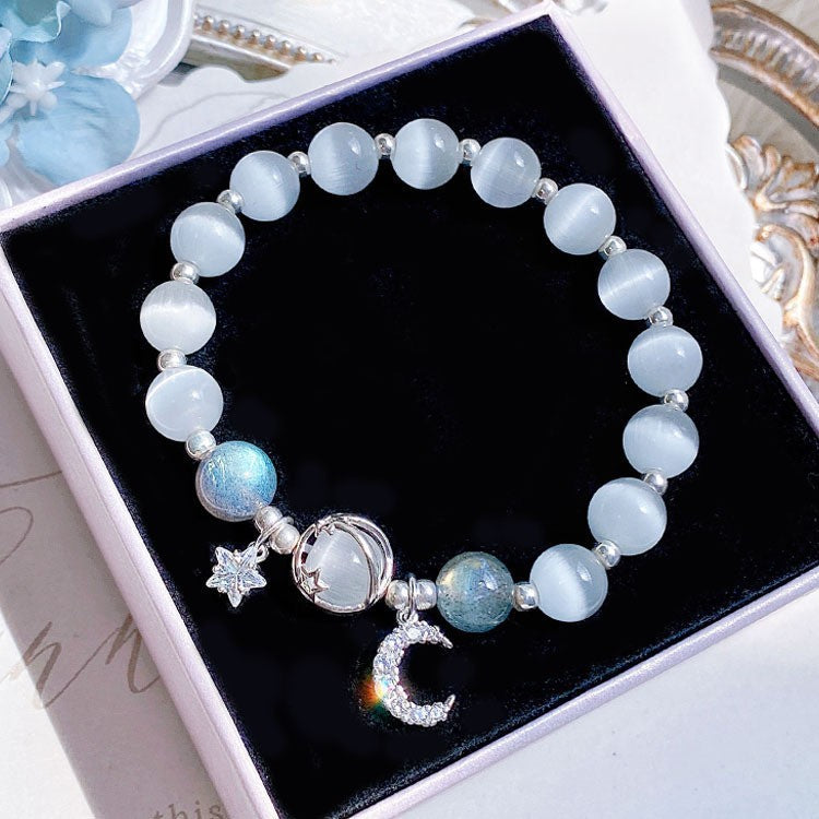 Zenora Sky Serenity Energy Bracelet – Cat’s Eye Crystal Edition