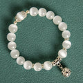 Zenora Pure White Cat’s Eye  Bracelet – Serenity Protection Edition