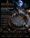 Zenora Mystery Black Cat’s Eye Energy Bracelet – Protection & Inner Strength Edition