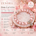 Zenora Pink Cat’s Eye Energy Bracelet – Love & Positive Energy Edition