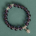 Zenora Eternal Amethyst Cat’s Eye Energy Bracelet – Spiritual Protection Edition