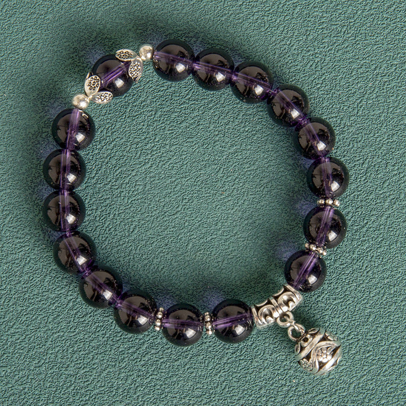 Zenora Eternal Amethyst Cat’s Eye Energy Bracelet – Spiritual Protection Edition